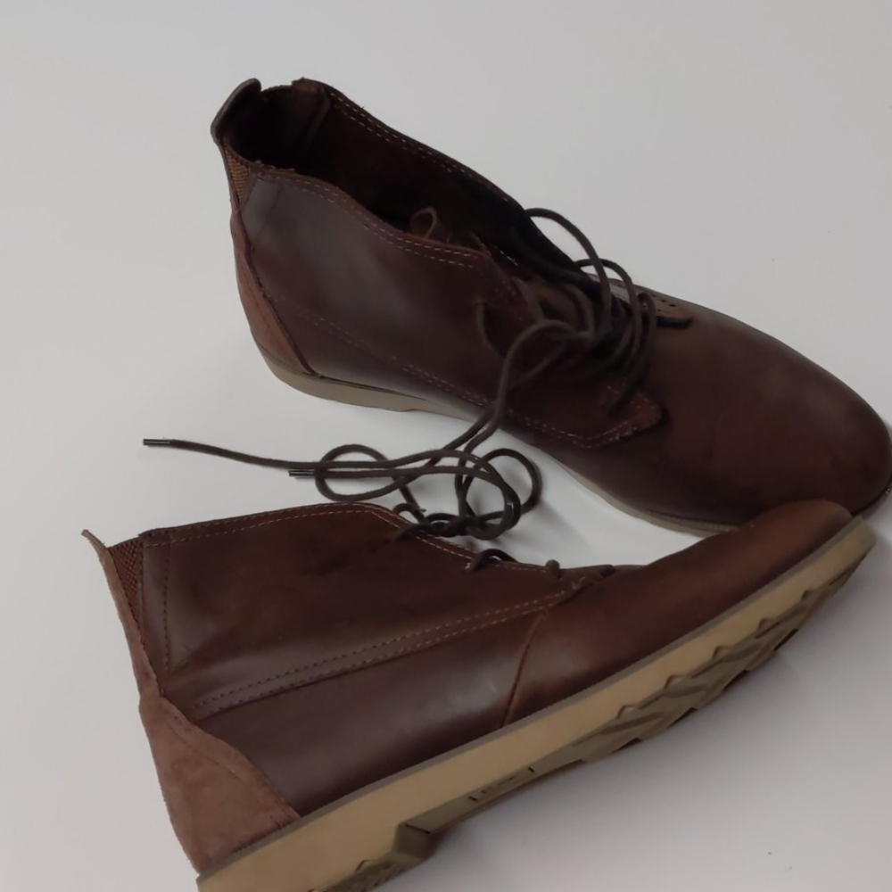 Reef   voage dessert  brown leather boots